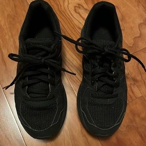 Black ASICS sneakers